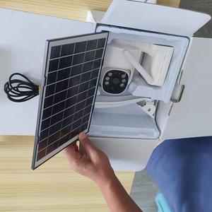 Interior/Exterior Inalámbrico 2K 3MP Pan Tilt 355 ° View IP65 Cámara de seguridad solar a prueba de agua Visión nocturna CMOS Gran angular Nube - Product Image 5