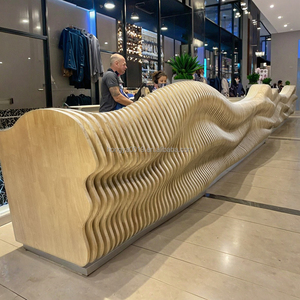 Escritorios de Recepción Contemporáneos con Diseño Moderno en Madera para Hoteles, Centros Comerciales, Edificios de Oficinas, Tiendas Minoristas y Salones - Product Image 2