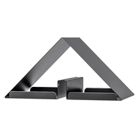 Mangeoire à oiseaux triangulaire en métal, résistante aux intempéries, réglable, à suspendre, pour décoration extérieure JH-Mech