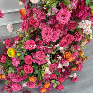 Vente en gros : Nouvelles décorations de mariage d'extérieur, arche de fleurs artificielles en soie luxueuse, design durable et écologique, hauteur 6-7 pieds - Product Image 5