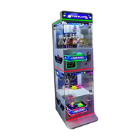 Machine de jeu à griffes à pièces pour enfants, directement de l'usine, avec construction en métal et en plastique, dotée d'une machine à griffes pour poupées