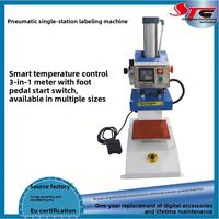 Manufacturers Pneumatic Automatic Single-Station Labeling Machine for Clothing Heat Transfer Heat Press