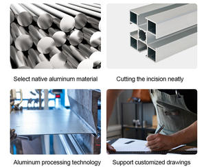 Profili in Alluminio Estruso Incorporati per Scaffalature Industriali Certificate UE - Product Image 2