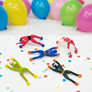 Giocattolo <span class=keywords><strong>Uomo</strong></span> <span class=keywords><strong>Ragno</strong></span> da Parete in Plastica Adesiva per Bambini - Antistress con Acrobazie sul Muro - Product Image 6