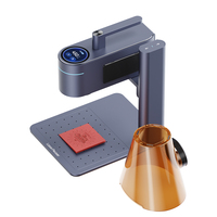 Máquina de Grabado Láser de Escritorio para el Hogar, LaserPecker 4 Base 10W 2000mm/s, Grabador Láser Dual, Máquina Láser DIY para Todos los Materiales
