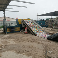 Presse à balles hydraulique pour déchets de mousse, machine compacteuse de déchets, machine d'emballage de bouteilles en plastique PET