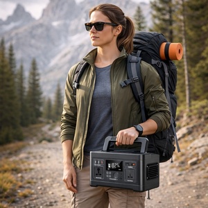 Generador Solar, Banco de Energía de Carga Rápida, Fuente de Energía de Emergencia, Panel Solar, Carga USB DC AC, Estación de Energía Portátil de 500W - Product Image 1