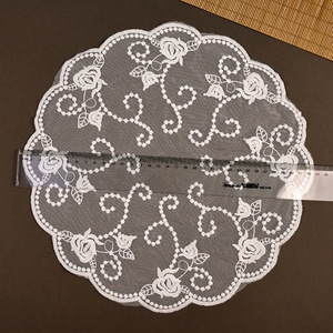2025 manteles <span class=keywords><strong>de</strong></span> <span class=keywords><strong>mesa</strong></span> <span class=keywords><strong>de</strong></span> boda posavasos <span class=keywords><strong>de</strong></span> ganchillo Mantel Individual redondo para sala <span class=keywords><strong>de</strong></span> estar tazas <span class=keywords><strong>de</strong></span> café manteles individuales ovalados para el hogar - Product Image 2