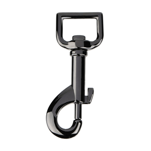 定制金属锌合金狗绳扣环方形旋转安全狗钩 - Product Image 4