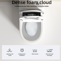 Chaozhou Nouveau Modèle Couvercle de toilette intelligent électrique en forme de U et de V avec fermeture douce et nettoyage automatique