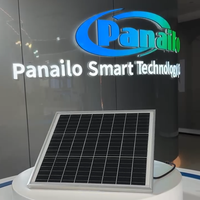 Panneau solaire monocristallin PERC demi-cellule haute efficacité Panailo Factory pour système d'énergie solaire domestique