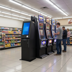 Kiosco de Canje de <span class=keywords><strong>Bingo</strong></span> Pyramid Sentry para Juegos de Arcade Operados con Monedas, Aplicación de Juego en Línea, Bill en Inglés, 1 Año TITO - Product Image 1
