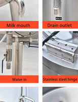 Pasteurisateur de lait/pasteurisation haute pression/machine à pasteuriser la crème glacée et le lait, prix de la machine à pasteuriser le jus