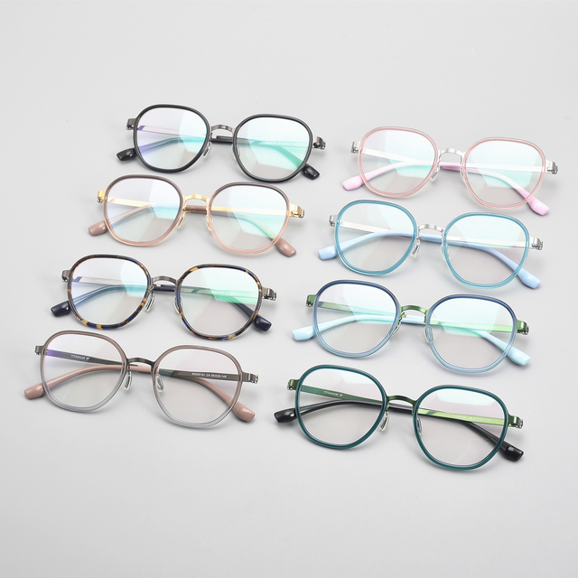 Shenzhen Factory Oval Anti Blue Glasses Frames Fashion Oversized pink Optical Eyeglasses Frames Women Prescription Spectacles