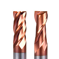 SongQi HRC 45/55/60/65 tige parallèle solide carbure de tungstène fraise en bout CNC fraise en bout pour métal en acier inoxydable