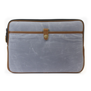 ซองผ้าใบเคลือบแว็กซ์กันน้ำสำหรับ MacBook <span class=keywords><strong>13</strong></span> "กระเป๋าและฝาปิดแล็ปท็อปแบบไม่ประนีประนอม - Product Image 2