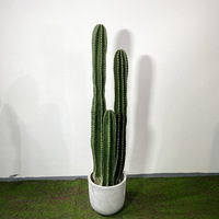Colonne de cactus artificielle décorative nordique surdimensionnée, plante tropicale du désert
