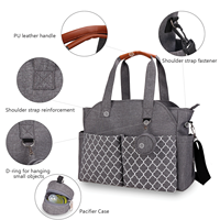 Sac à langer multifonctionnel imperméable et tendance pour maman, sac à bandoulière pour la maternité, rangement de voyage en plein air pour maman et bébé