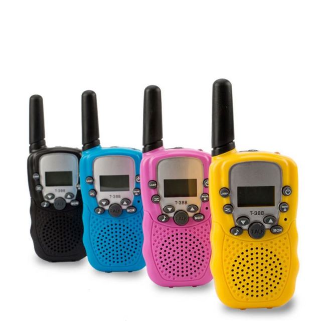 Outdoor Adventures Two-Way Radio Long Range Mini Kids Walkie Talkie ABS Material Silk Screen Printing Baby 22 Channels
