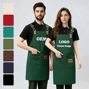 Tablier de travail imperméable avec poche pour salon de coiffure, bar, nail art, restaurant, café, serveur, et pour les activités parent-enfant - Product Image 1