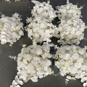 A-FB119 Bán Buôn Nhân Tạo Màu Đỏ Hoa Bóng <span class=keywords><strong>Centerpieces</strong></span> Lớn Hoa Quả Bóng Đám Cưới Trung Tâm Lụa Hoa Bóng Đám Cưới Trang Trí Nội Thất - Product Image 6