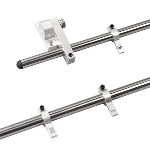 Chkl Light <b>Curtain</b> Bracket N-Type Cantilever 60cm Wall Mount <b>Single</b> Side Polished Aluminum - Product Image 5