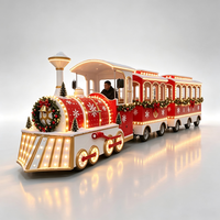 Train électrique touristique sans rails pour parcs d'attractions et centres commerciaux, certifié CE, utilisation intérieure et extérieure