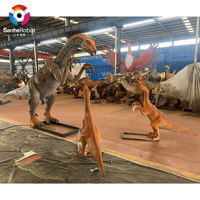 Modèles animatroniques imperméables de Therizinosaurus et de bébés Therizinosaurus de Jurassic Park à vendre en usine