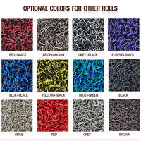 Chine Fabrication Spaghetti Tapis De Sol Nouilles Pvc Double Couleur Tapis En Soie Rouleau