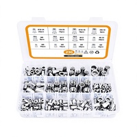 Assortiment de rivets à tête plate en acier inoxydable 304, métriques et SAE, kit d'inserts filetés, classe professionnelle pour la distribution en gros