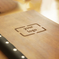 MCX – Carnet universel multifonctionnel en bois sur mesure, pages remplaçables, gravure de logo, cadeau créatif