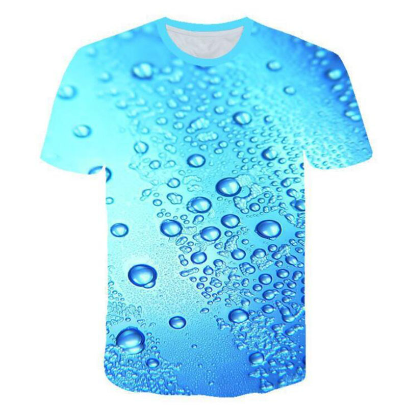 Men's Funny 3D Graphic Print T-Shirt – Summer Novelty Tee (S-2XL) Multicolor-940891