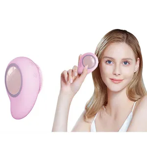 Beauty equipment custom tool face wash with brushes electric silicone facial cleansing brush