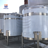 Cuve de chauffage, de refroidissement et de mélange à double enveloppe en acier inoxydable de 50l, 100l, 200l, 300l, 500l, 1000l avec agitateur