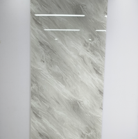 Vente en gros de panneaux muraux ignifuges pour décoration d'hôtel panneaux muraux UV en marbre feuille de mur de fond à installation rapide