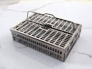 Laboratory Disinfection 316 Stainless Steel Wire Metal Sterilization Basket with Closing Lid Used for <strong>Pathological</strong> <strong>Analysis</strong> - Product Image 6