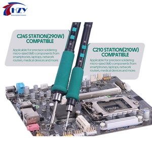 YIHUA 992D III peralatan solder, Kit solder udara panas 2 dalam 1 kekuatan tinggi dengan C210/C245 cocok untuk toko reparasi - Product Image 3