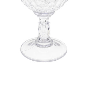 Copo de Vinho Clássico de Plástico Multicolorido Transparente Essenciais para Casamento e Festas - Copos Verde Azul Roxo Rosa 201-300ml CX - Product Image 5