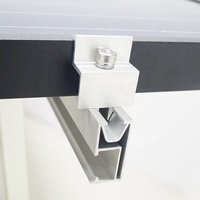 Pince de fixation pour module solaire, composants PV, pince intermédiaire pour système de montage de panneaux solaires
