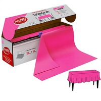 Rouleau de nappe jetable en plastique moderne XUECE |   54x108 pieds imperméable |   Coupe-couche robuste facile à utiliser avec glissière incluse |