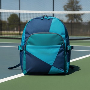 Sac à dos Pickleball Random-Scrap pour 2 raquettes, en Ripstop recyclé, avec logo personnalisé, vente en gros, pour raquettes de tennis et de padel - Product Image 3