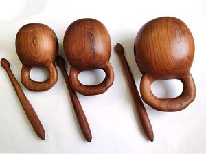 Instrumento de Percusión al por Mayor, Instrumento Musical Tradicional de Madera de 16 cm con Forma de Pez para Aliviar el Estrés, Instrumento de Cuerda - Product Image 4