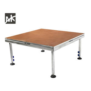 طاولة سطح خشبية خارجية عالية الجودة ، مرحلة الحدث من الألومنيوم ، مرحلة دي جي محمولة - Product Image 1