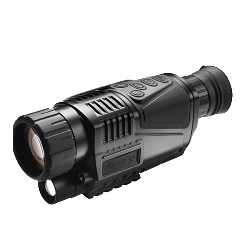 Escopo óptico digital 5x40, visão noturna, infravermelho, monocular para caça diurna e noturna