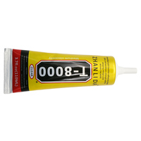 110ML Zhanlida T8000 Colle Contact Adhésif Avec Pointe Applicateur DIY Bijoux Strass Verre Mobile Réparation Colle