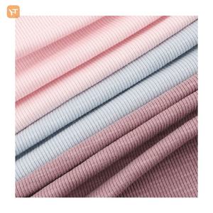 Tissu extensible <span class=keywords><strong>en</strong></span> <span class=keywords><strong>maille</strong></span> côtelée polyester/coton personnalisé, résistant à l'abrasion, absorbant l'humidité, doux pour les bébés et les enfants, pulls chauds - Product Image 4