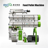 Granulateur d'aliments RICHI - Machine à granulés horizontale à matrice annulaire de 5 tonnes par heure pour aliments pour animaux