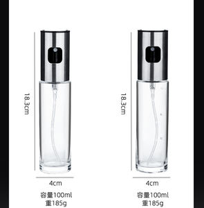 Vaporisateur d'Huile en Verre et Acier Inoxydable 304 pour Cuisine Domestique, Pot à Huile à Pression - Product Image 3