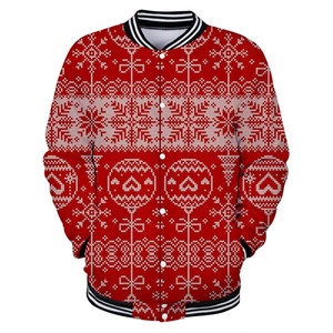 Mario – sweat-shirt à capuche tricoté avec motif de flocon de neige imprimé en 3D, veste à capuche pour Halloween, manteau à fermeture éclair, unisexe - Product Image 1