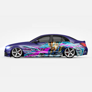 Vente en gros <span class=keywords><strong>Dragon</strong></span> <span class=keywords><strong>Ball</strong></span> Z DBZ Itasha Anime 07, livrée de voiture, enveloppe de vinyle coulé, taille universelle, enveloppe de voiture, décalcomanie de voiture, conception de feuille de voiture - Product Image 1